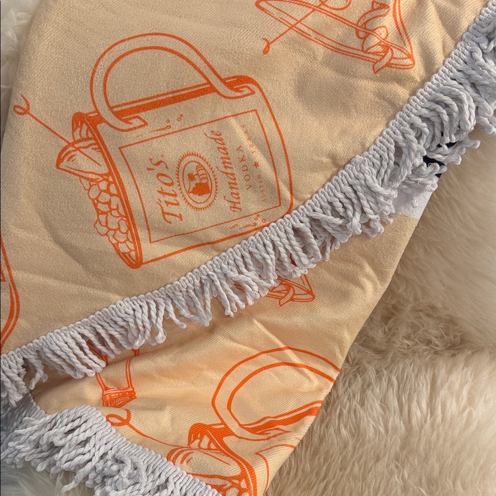Tito's Handmade Vodka Blanket with Fringe